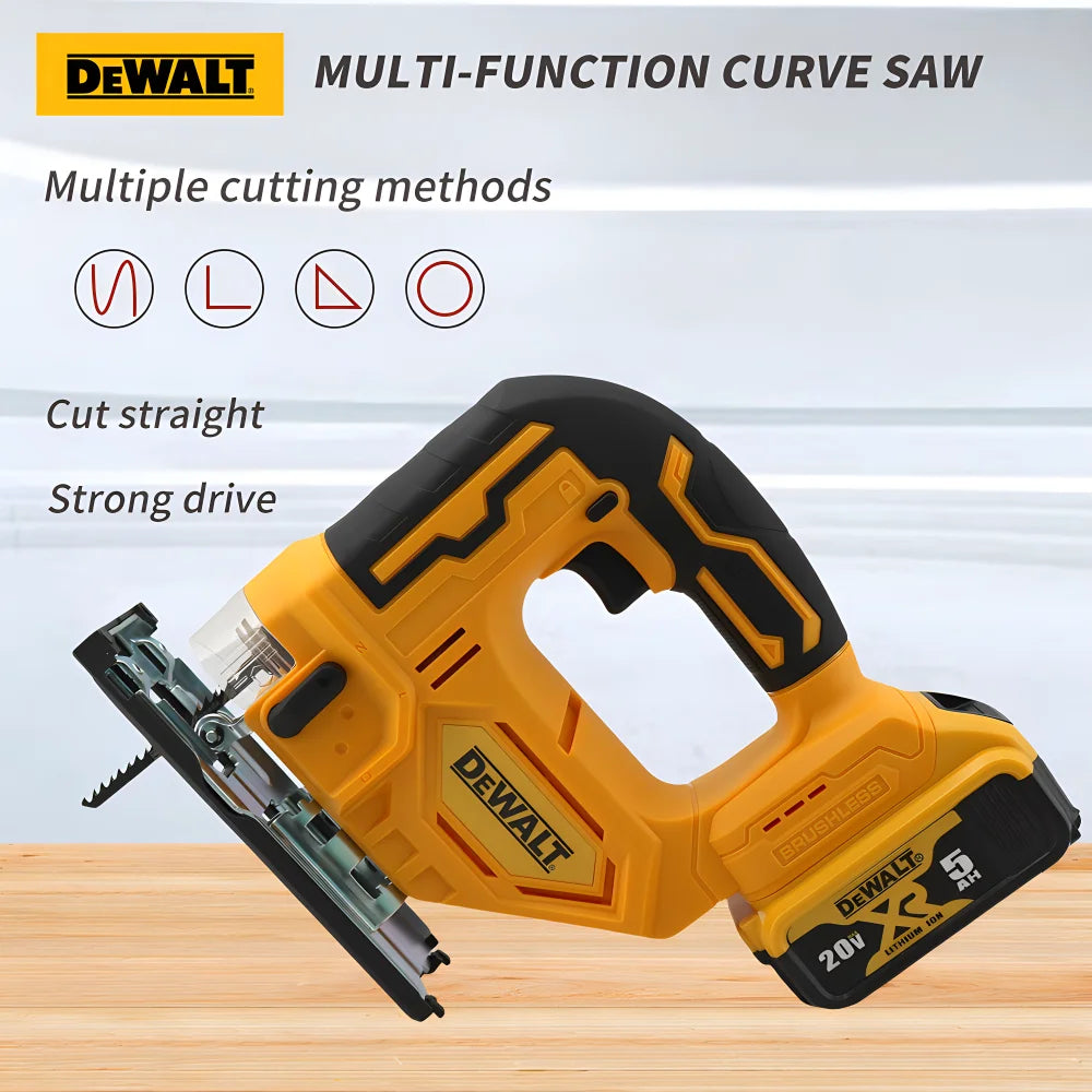 DEWALT Handheld Rechargeable Reciprocating & Circular Saw – Electric Cutting Tool for Wood, Metal & Plastic Pipes