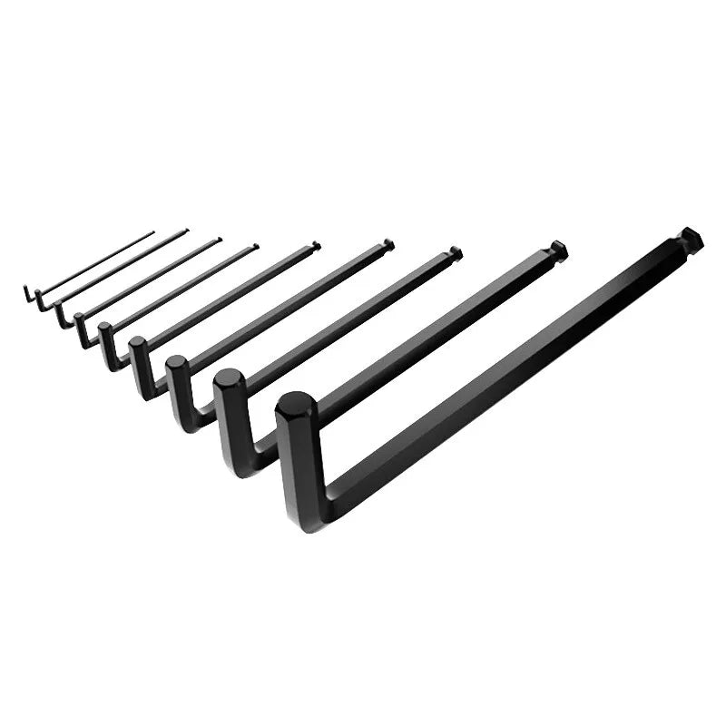 Makita B-65894 L-Shaped Hex Key Wrench Set – 9-Piece Extended Hexagonal Screwdriver (1.5-10mm)