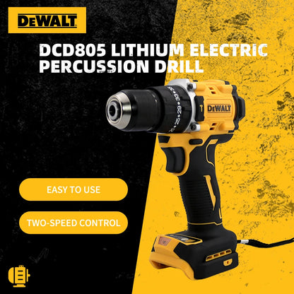 DEWALT DCD805 20V Brushless Cordless Impact Drill – 1/2'' Rechargeable, Variable Speed Power Tool