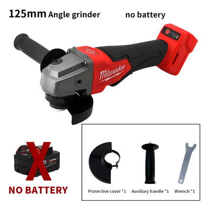 Milwaukee 18V Brushless Angle Grinder – 100/125mm Cordless High-Power Cutting & Polishing Tool