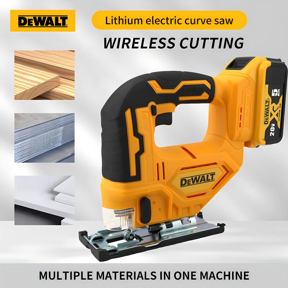 DEWALT Handheld Rechargeable Reciprocating & Circular Saw – Electric Cutting Tool for Wood, Metal & Plastic Pipes