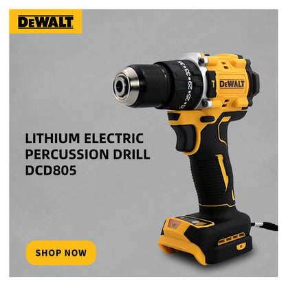 DEWALT DCD805 20V Brushless Cordless Impact Drill – 1/2'' Rechargeable, Variable Speed Power Tool