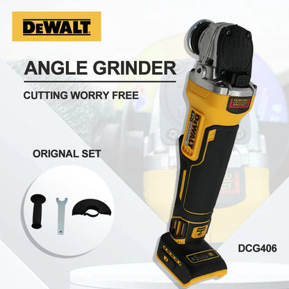 DEWALT DCG406 20V Brushless Angle Grinder – 100/125mm Metal Cutting Tool, Maglev Technology (No Battery)