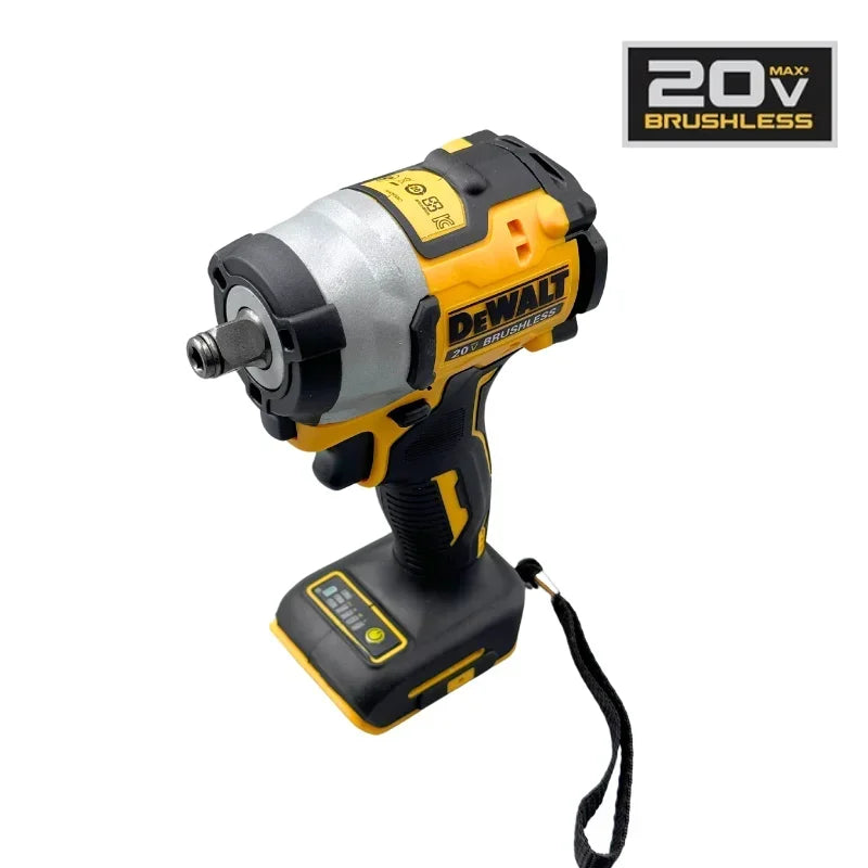 DEWALT DCF922 Cordless Impact Wrench – 1/2'' Rechargeable 20V Power Tool with 205Nm Reverse Torque - TOOL ONLY