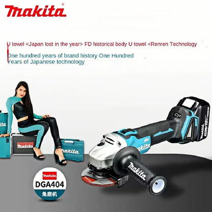 Makita DGA404 18V Brushless Angle Grinder – Cordless Electric Grinding & Sanding Tool