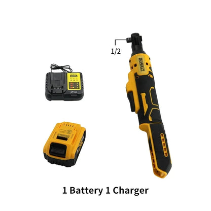 DEWALT DCF512 Ratchet Right Angle Wrench Variable Speed Brushless Power Wrench LED light Cordless 20V Battery Power Tools