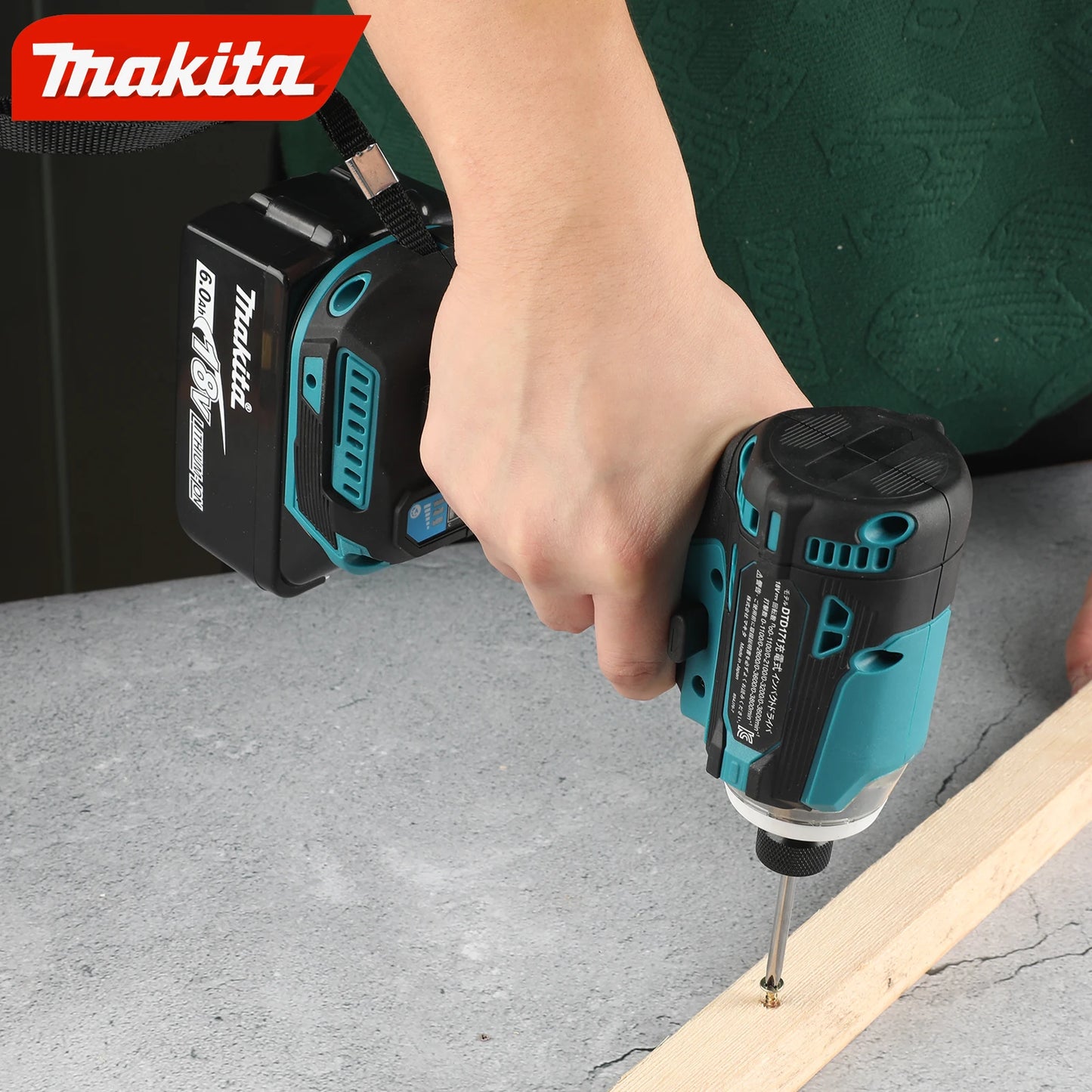 Makita DTD171 18V Brushless Impact Driver Rechargeable Screwdriver Drills Cordless Power Tools