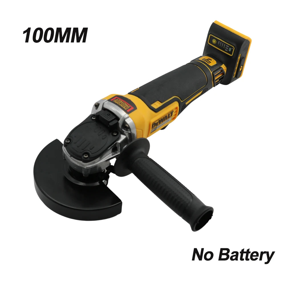 DEWALT DCG406 20V Brushless Angle Grinder – 100/125mm Metal Cutting Tool, Maglev Technology (No Battery)